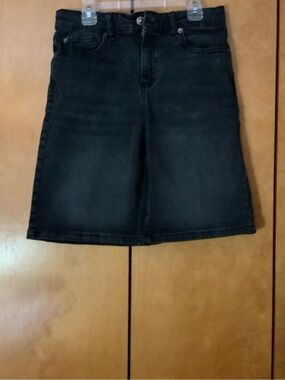 Black Denim Boys Shorts